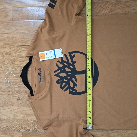 TIMBERLAND BRAND BOYS BROWN SIGNATURE LONG SLEEVE TEE SIZE XL 18/20 - Picture 8 of 14